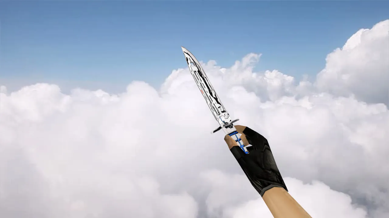 Скриншот Модель «Bayonet Astro» v_ и p_ для CS 1.6: звуки, анимация осмотра, текстуры, установка без ошибок