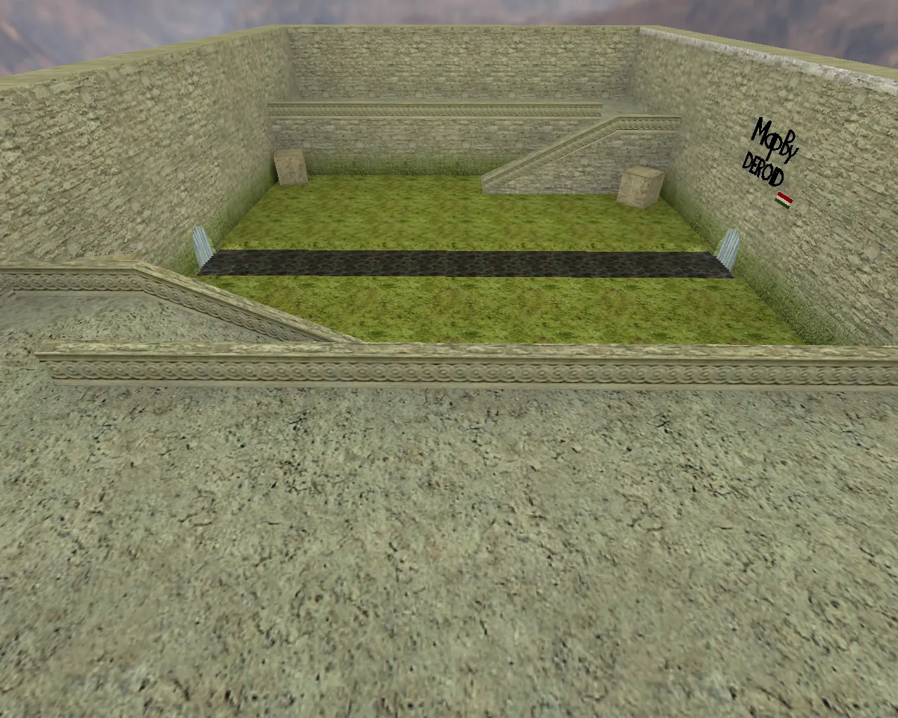 Скриншот  Карта 1hp_aztec для CS 1.6: ножи, быстрые раунды, тактики и оптимизация