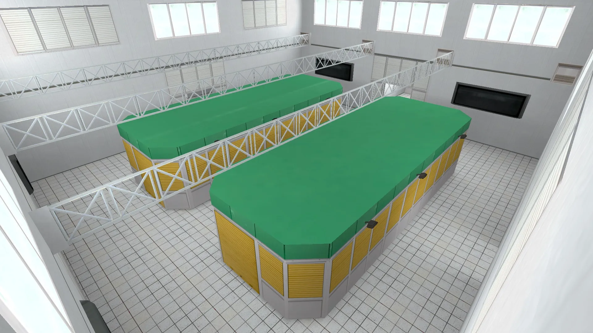 Скриншот  Карта de_parabellum для CS 1.6 - стратегическое поле боя