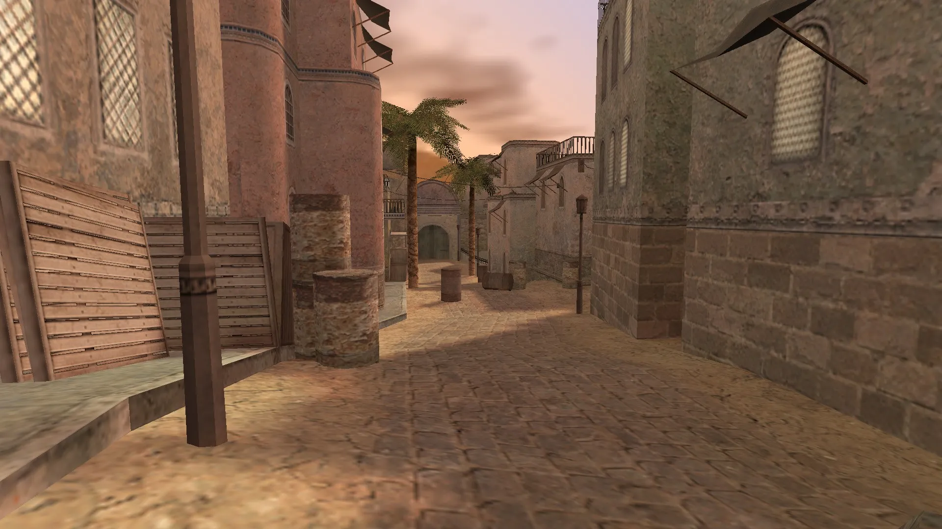 Скриншот  de_halla для CS 1.6: карта, точки, .nav для ботов, оптимизация wpoly/epoly