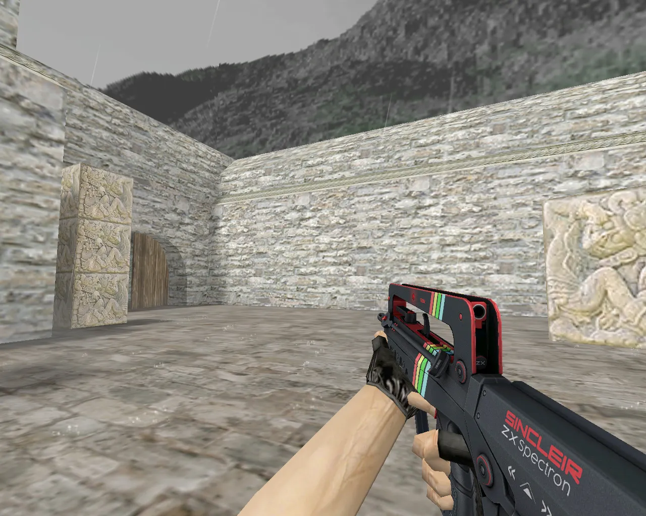 Скриншот FAMAS | ZX Spectron для CS 1.6 - Уникальный скин с историей