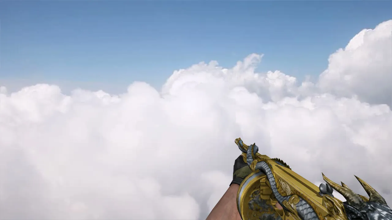 Скриншот Модель UMP-45 Thompson-Infernal Dragon Dragon Noble Gold для CS 1.6