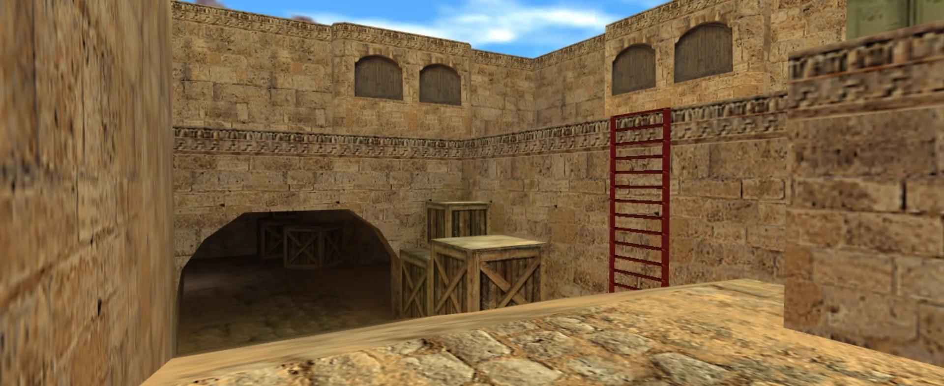 Скриншот  Карта de_dust2_cukur для CS 1.6: тактика за теров и кт, точки контроля, .nav и оптимизация