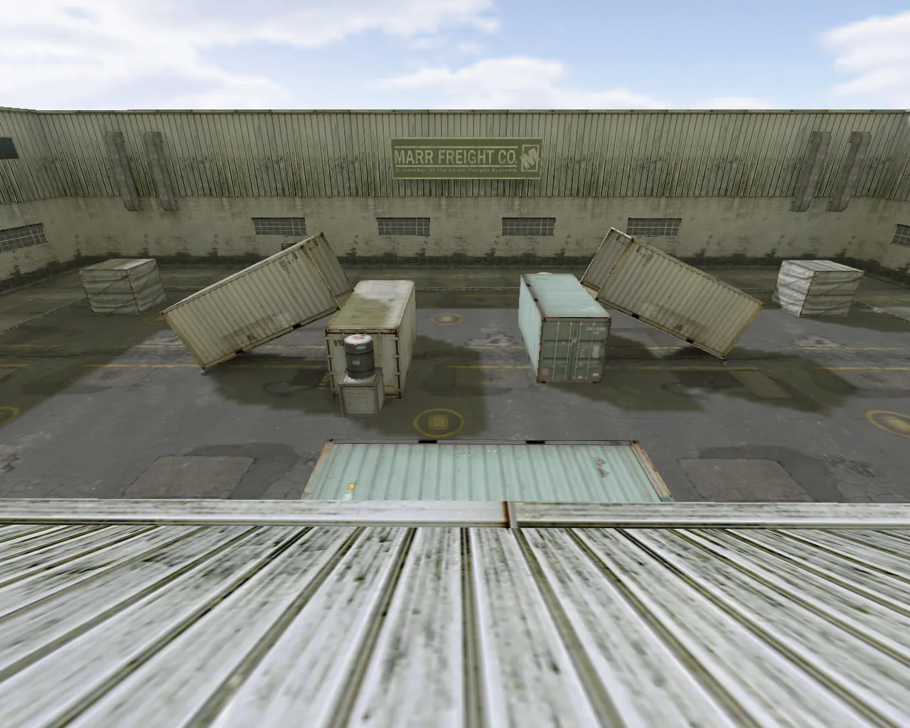 Скриншот  Карта «awp_white» для CS 1.6: баланс точек, раунды на AWP, точки под плант/дефьюз и .nav для ботов