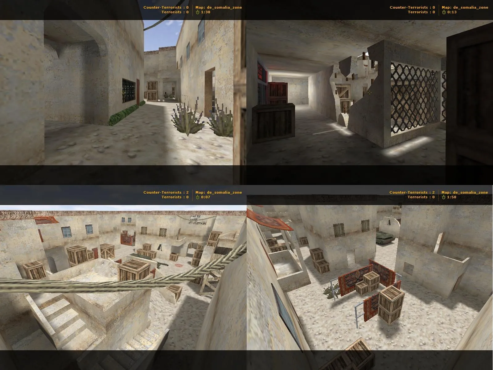 Скриншот Карта de_somalia_zone для CS 1.6 - Тактические преимущества и особенности