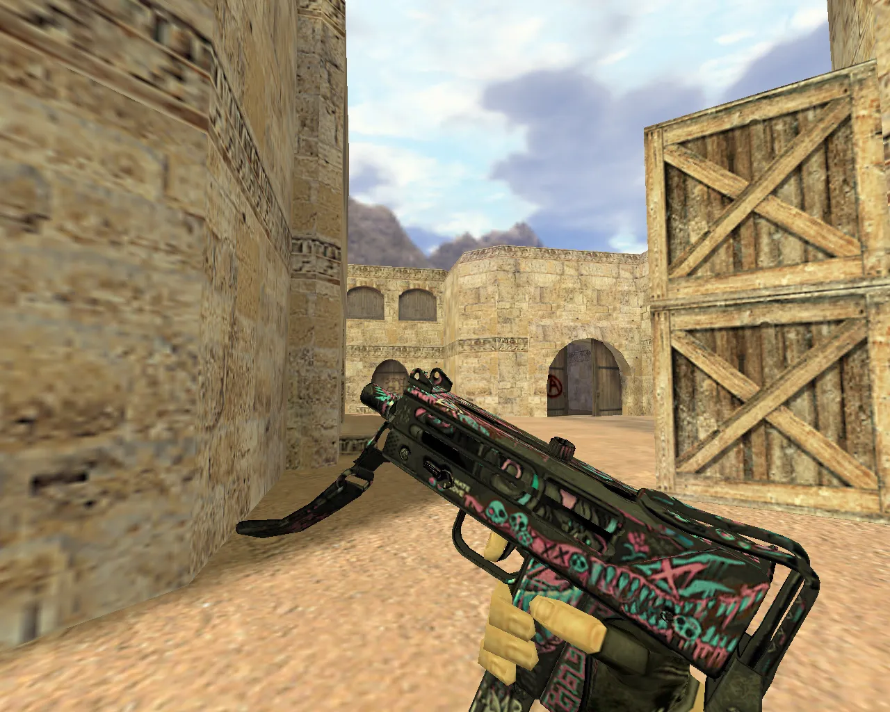 Скриншот Модель «MAC-10 Псих» для CS 1.6 - Оружие с уникальным дизайном