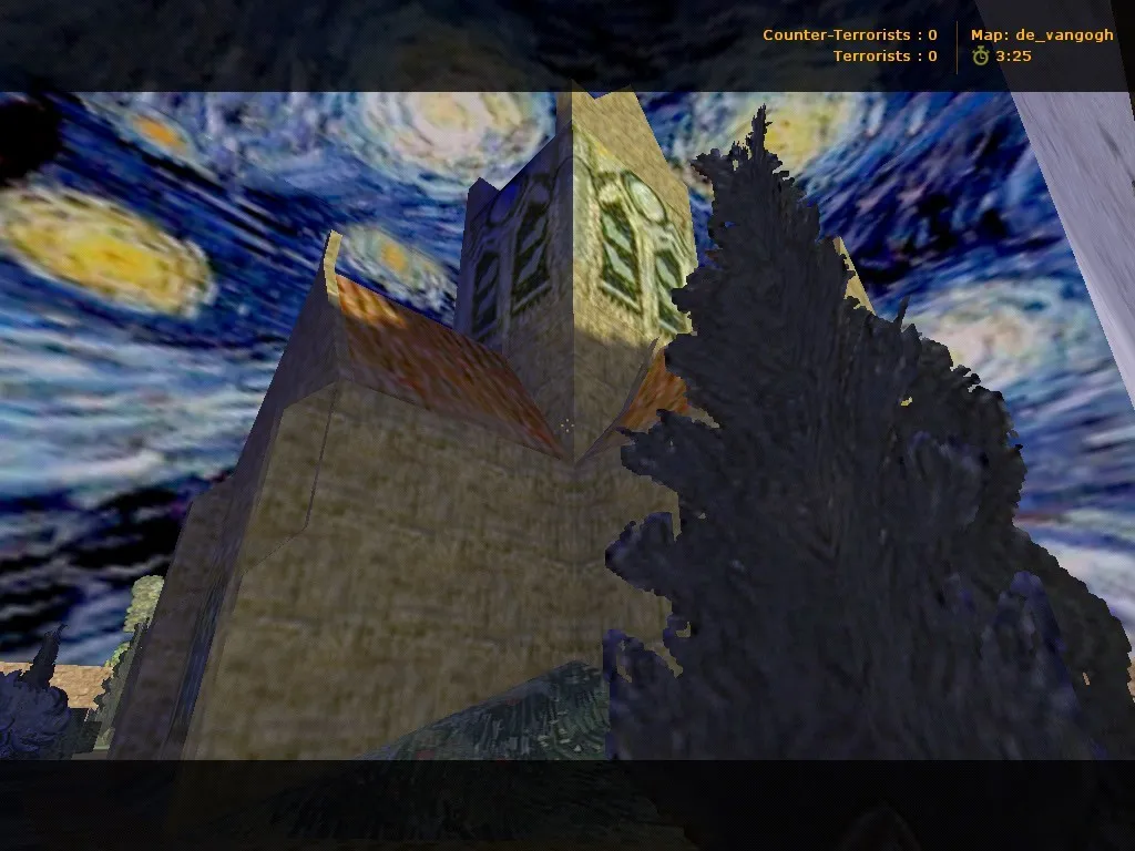 Скриншот Карта de_vangogh для CS 1.6: Тактический анализ и особенности