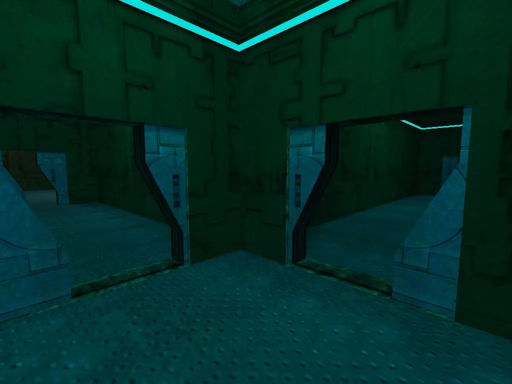 Скриншот  deathrun_vlab для CS 1.6: карта Deathrun, раунды, точки, .nav и оптимизация (wpoly/epoly)