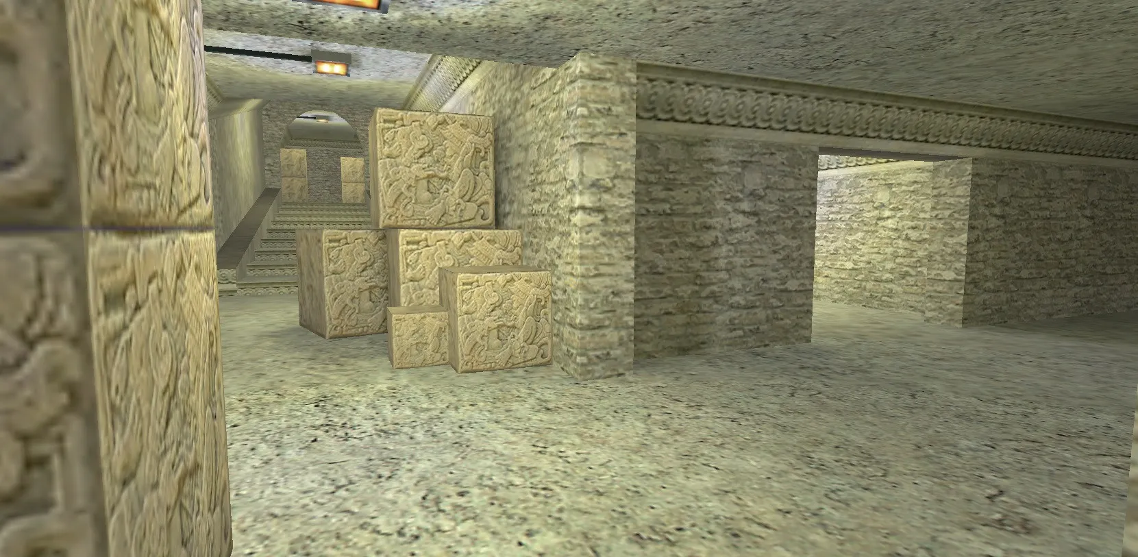 Скриншот  de_aztec_generation для CS 1.6: .nav для ботов, баланс сторон, оптимизация wpoly/epoly и тактика точек