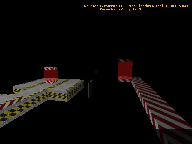 Скриншот  deathrun_rock_n_run_remix для CS 1.6: карта deathrun, точки, маршрут и оптимизация
