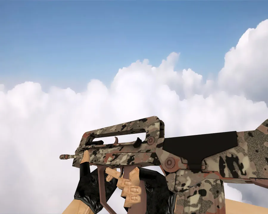 Скриншот FAMAS | Калифорнийский камуфляж (CaliCamo) для CS 1.6 - Модели оружия