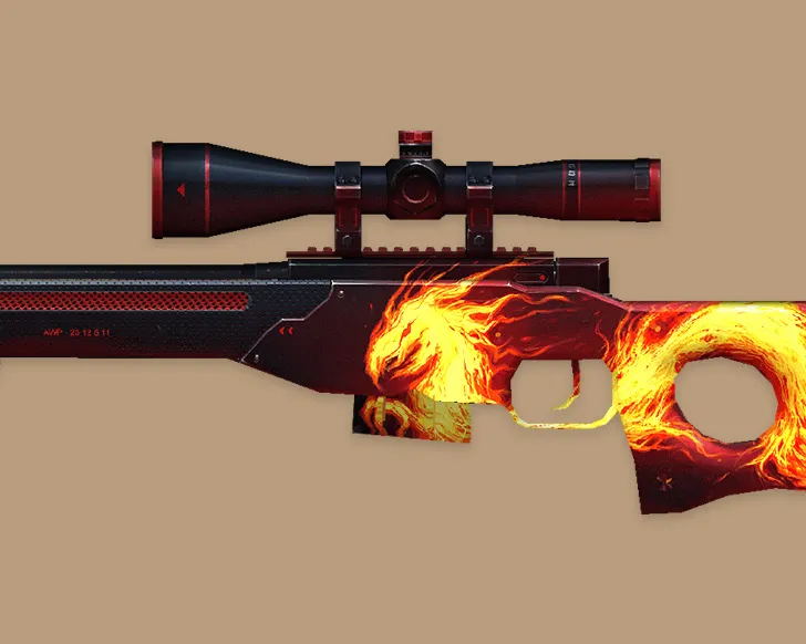 Скриншот AWP «Дикое пламя» для CS 1.6 - Модели оружия