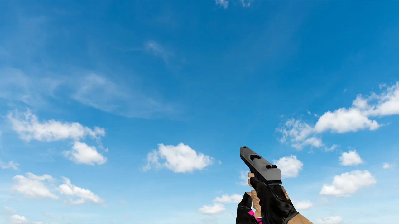 Скриншот Модель «Default Glock White Skin» для CS 1.6 - Скачай сейчас
