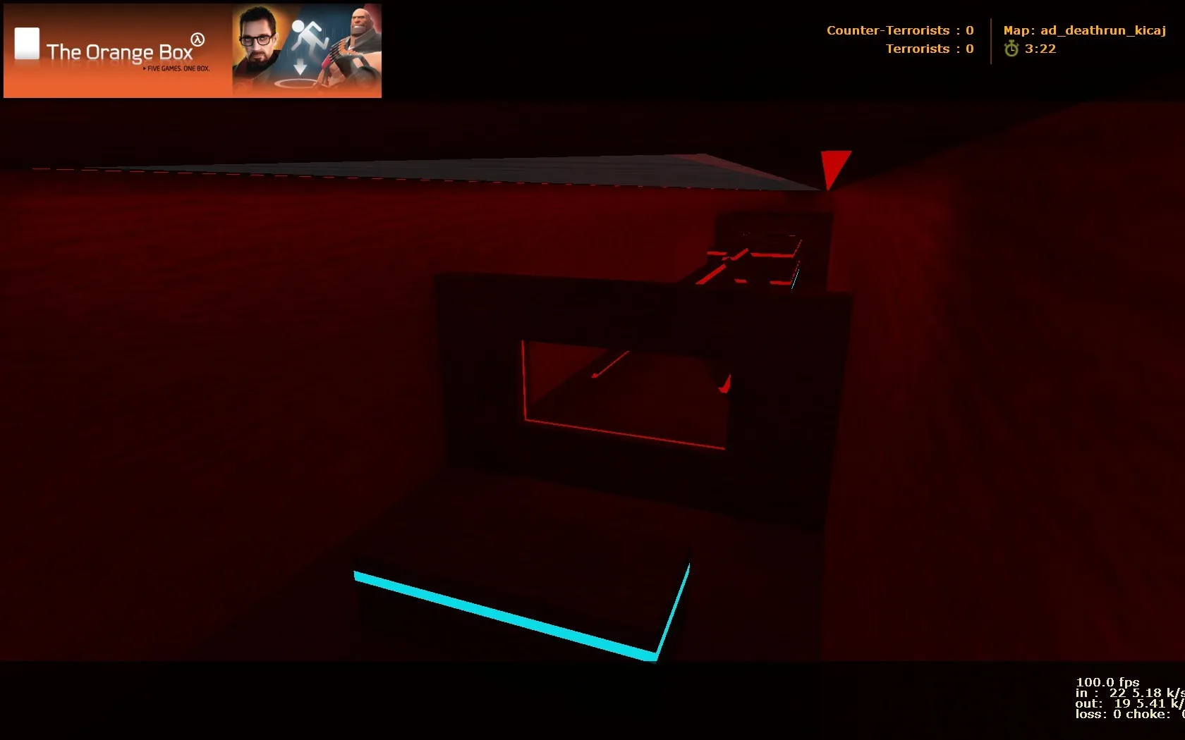 Скриншот  deathrun_ad_kicaj для CS 1.6: тактики за Т и КТ, точки, .nav, оптимизация и запуск без риска