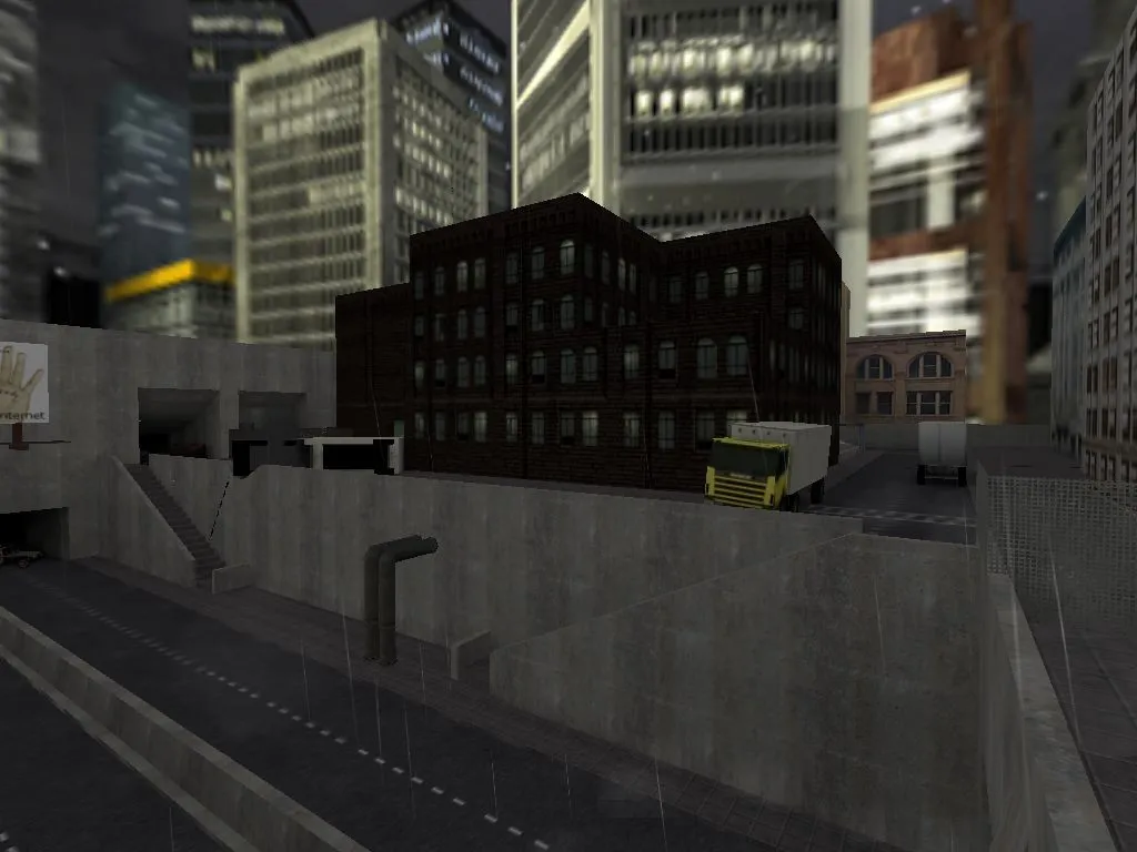 Скриншот de_aztec_urban для CS 1.6: разбор карты, точки, .nav и оптимизация wpoly/epoly