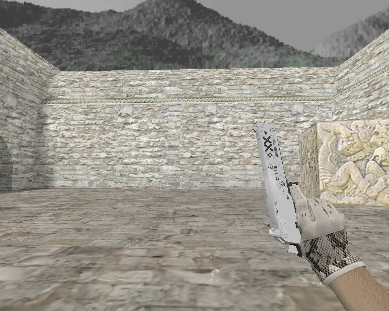 Скриншот Deagle «Поток информации» для CS 1.6 - Уникальный скин