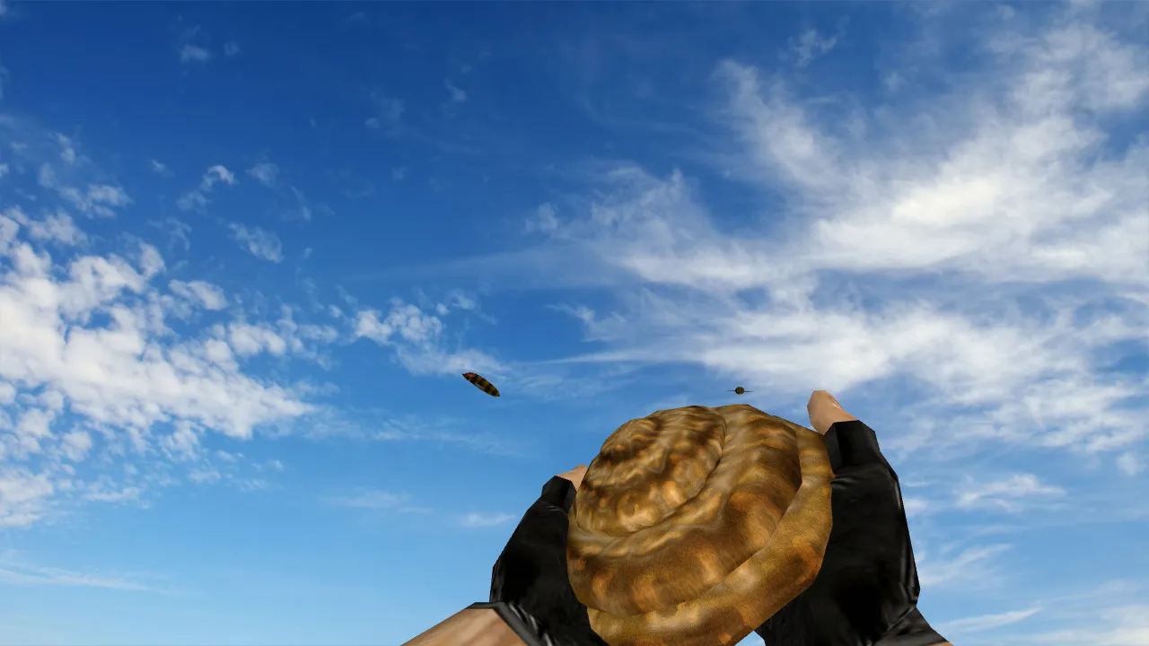 Скриншот Модель гранаты «Какашка» для CS 1.6: v_/p_/w_ модели, звук, анимация осмотра и качество текстур