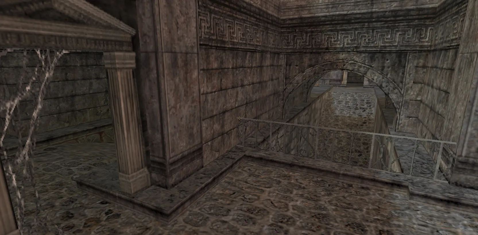 Скриншот  de_forsaken карта для CS 1.6: точки, маршруты, оптимизация, .nav для ботов и настройки под серв