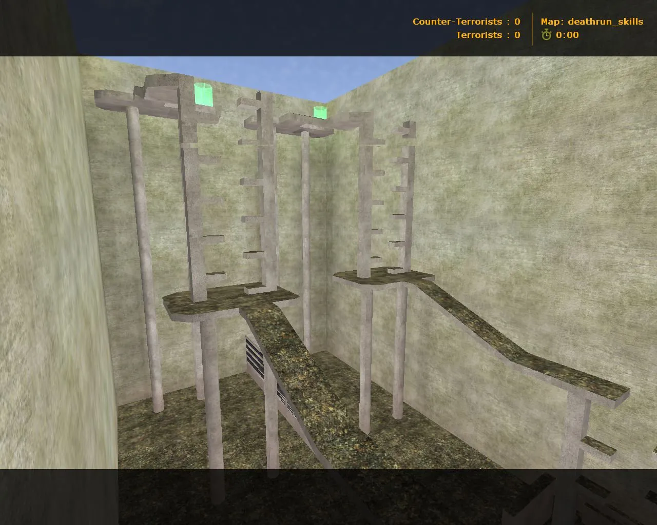 Скриншот  deathrun_skills для CS 1.6 — карта, точки, маршруты и .nav для ботов