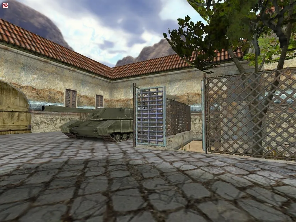 Скриншот  Карта de_entra для CS 1.6: баланс сторон, точки, .nav для ботов и оптимизация wpoly/epoly