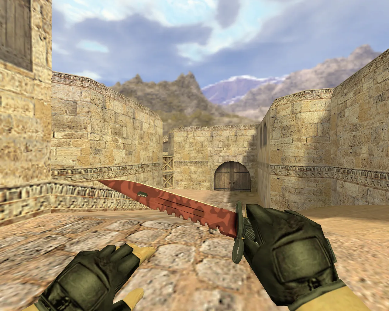 Скриншот Модель ножа «Штык-нож М9 Убийство» v_ нож, p_ нож, w_ нож для CS 1.6: звук, анимация осмотра, текстуры и настройка