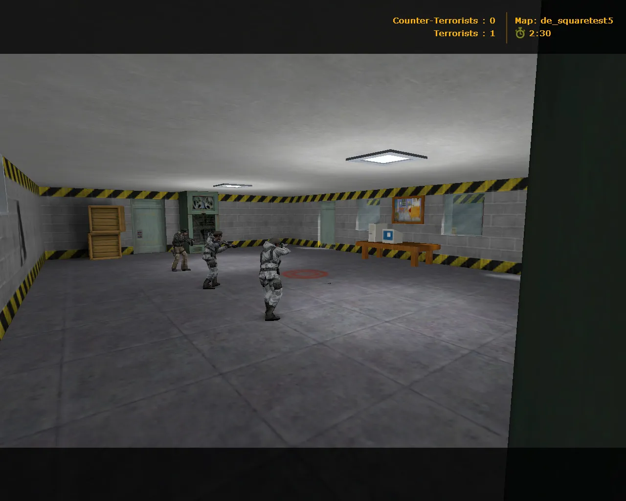 Скриншот  Карта de_squaretest5 для Counter-Strike 1.6: тактика и особенности