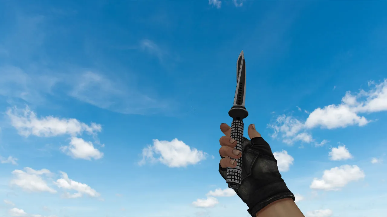 Скриншот Модель ножа «Jagdkommando Tri-Dagger» для CS 1.6: v_, p_, w_, звуки, анимация осмотра и качество текстур