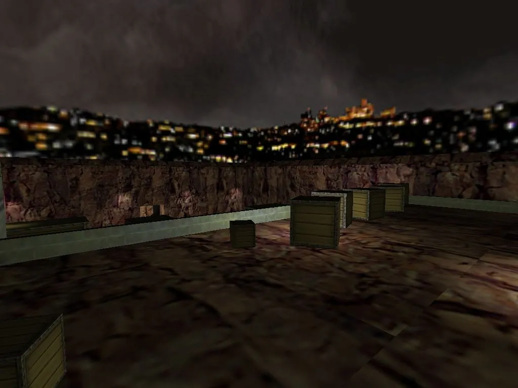 Скриншот  Карта de_nuke2 для CS 1.6: стратегические возможности и тактики