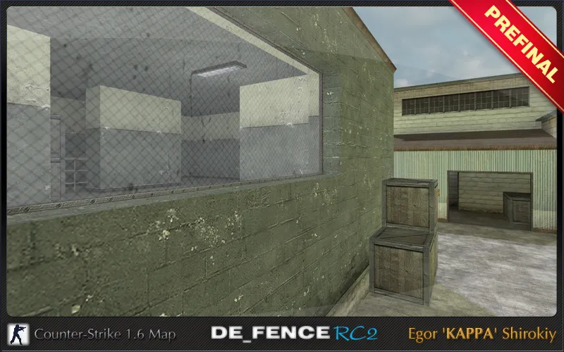 Скриншот  Карта de_fence_rc2 для CS 1.6: обзор, точки, .nav для ботов и оптимизация wpoly/epoly