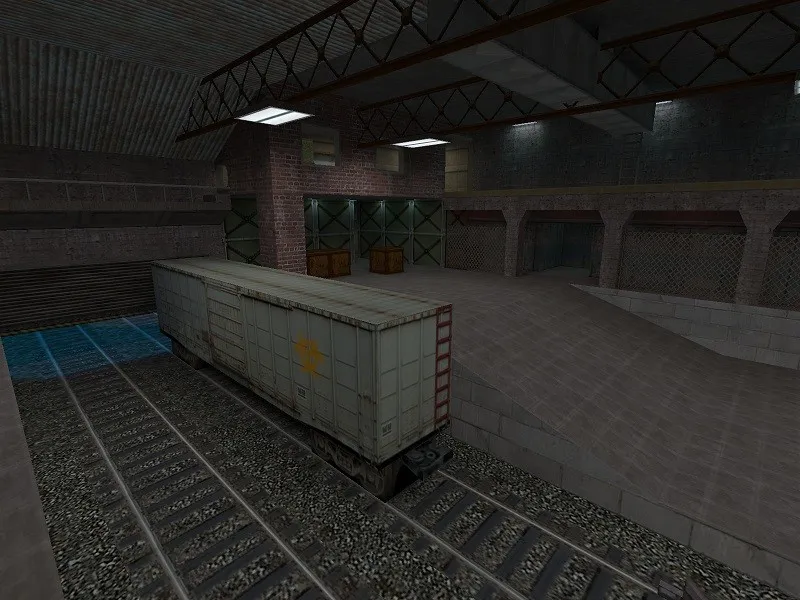 Скриншот Карта de_train_assault для CS 1.6 - Тактическое сражение в поезде