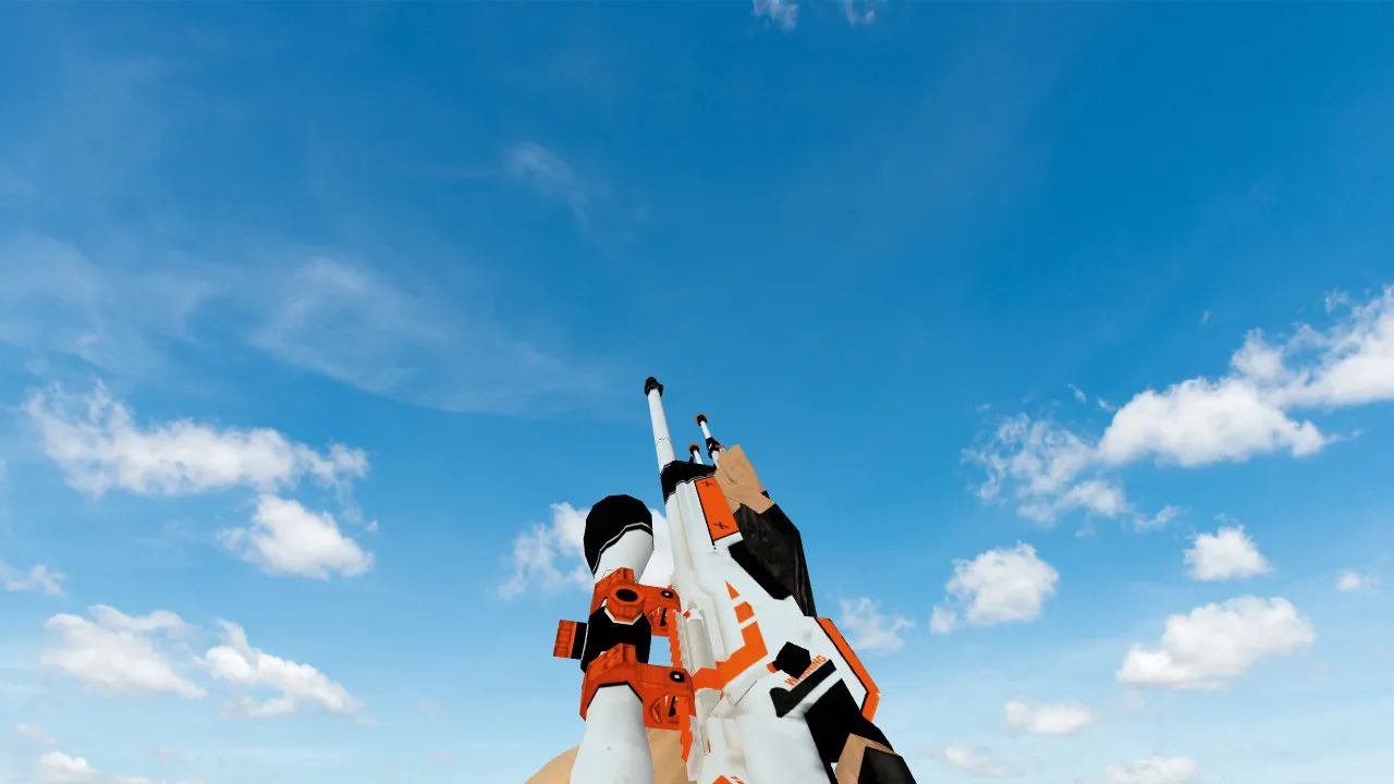 Скриншот Модель AWP «Азимов» с наклейками для CS 1.6