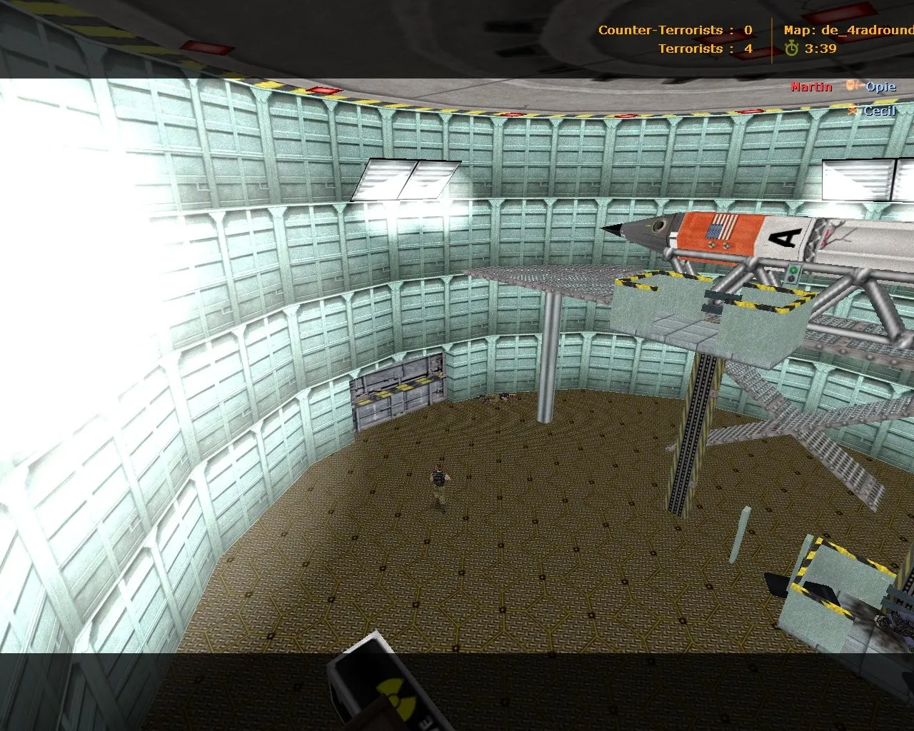 Скриншот de_4radrounds — карта для CS 1.6: точки, ротации, .nav для ботов и оптимизация