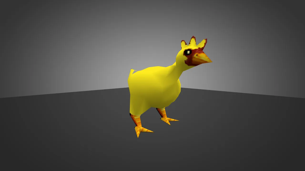 Скриншот Модель «Yellow Chicken» для CS 1.6 - Уникальный скин для игроков