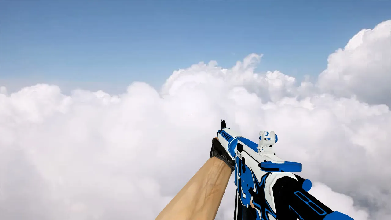 Скриншот Модель «M4A4 Velocity» v_ модель и звуки для CS 1.6: осмотр, текстуры, качество и анимация