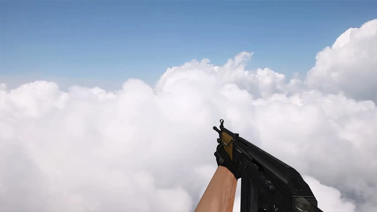 Скриншот  HD пак моделей оружия для CS 1.6: v_ п_, w_ модели, звуки, анимация осмотра и качество текстур