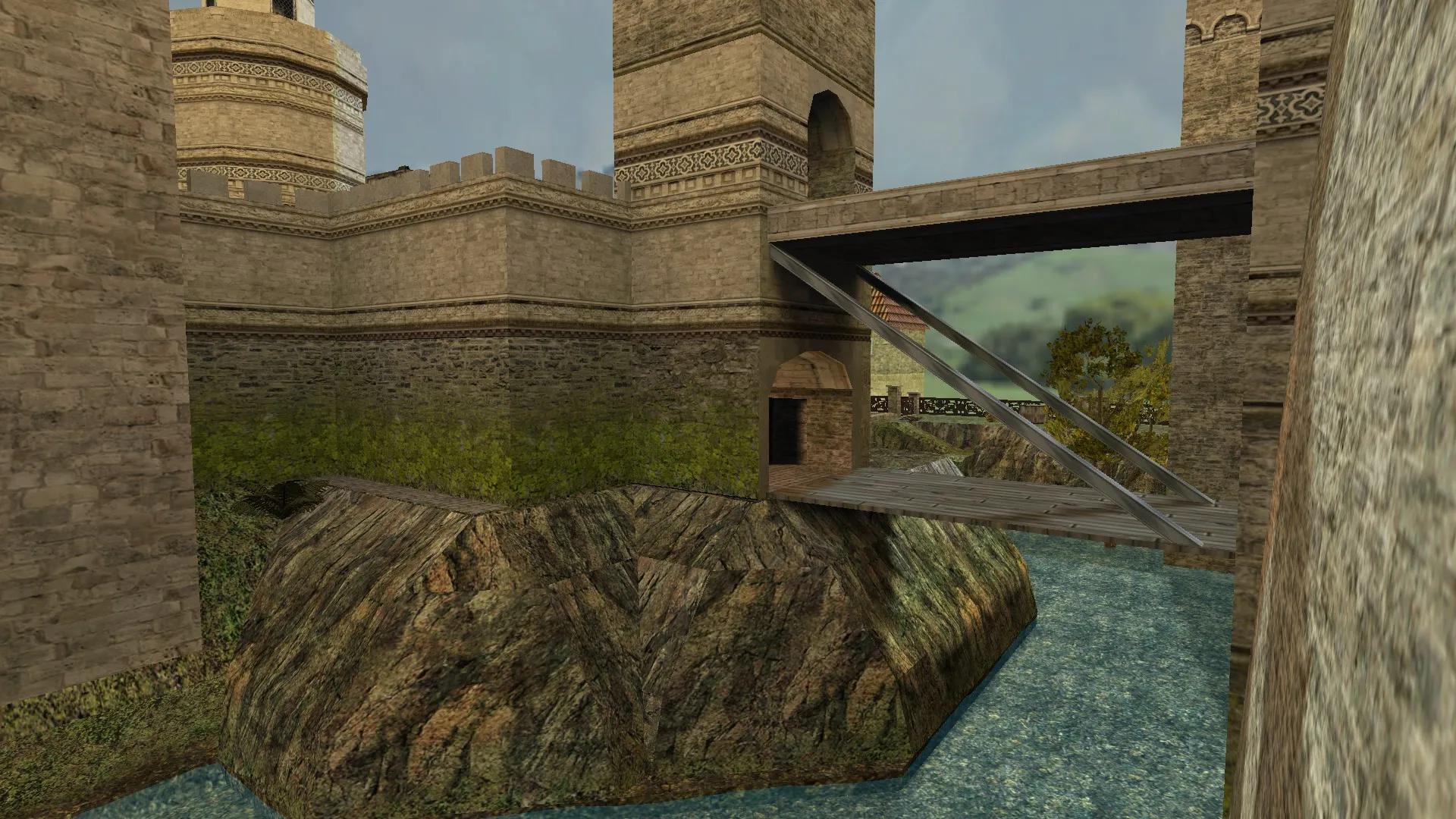 Скриншот  Карта fyde_kastle для CS 1.6 - Тактические возможности и особенности