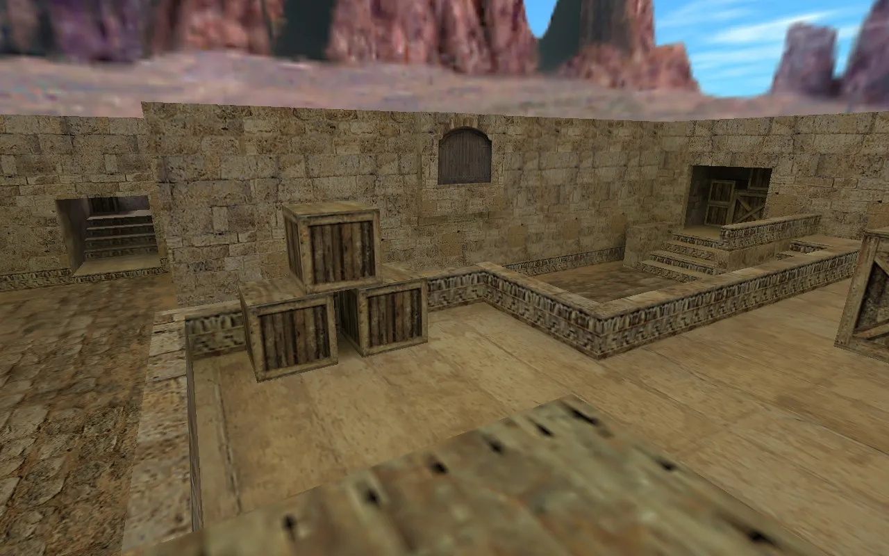 Скриншот  Карта de_reset_dust2 для CS 1.6: Баланс и тактика