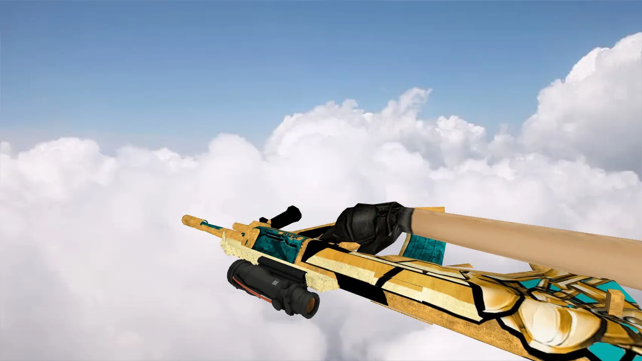 Скриншот Модель AUG Deco для CS 1.6 - Уникальный стиль и функциональность