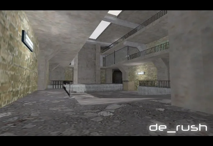 Скриншот  Карта de_rush_rc1 для CS 1.6: Тактики и особенности