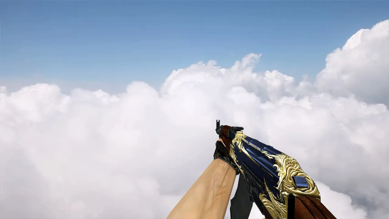 Скриншот Модель «АК-47 «Боец»» для CS 1.6: качественные текстуры и анимации