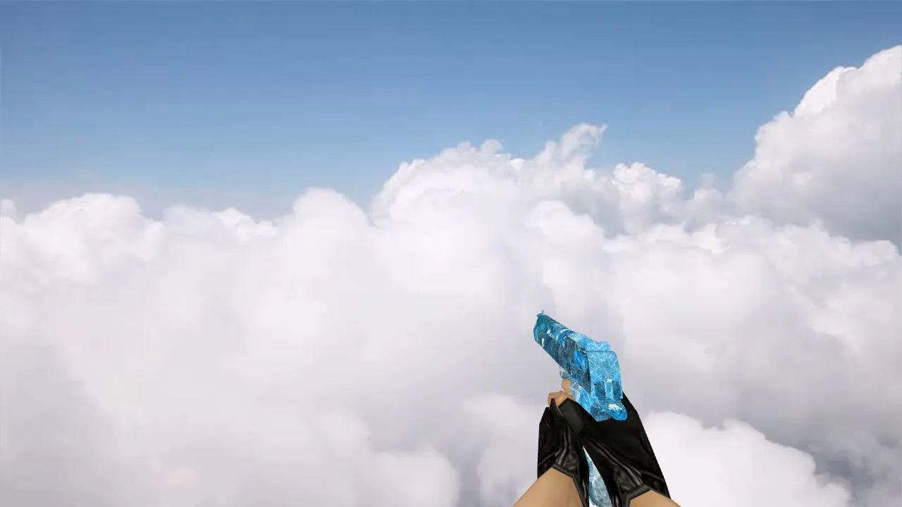 Скриншот Модель Deagle «Голубой кристалл» для CS 1.6