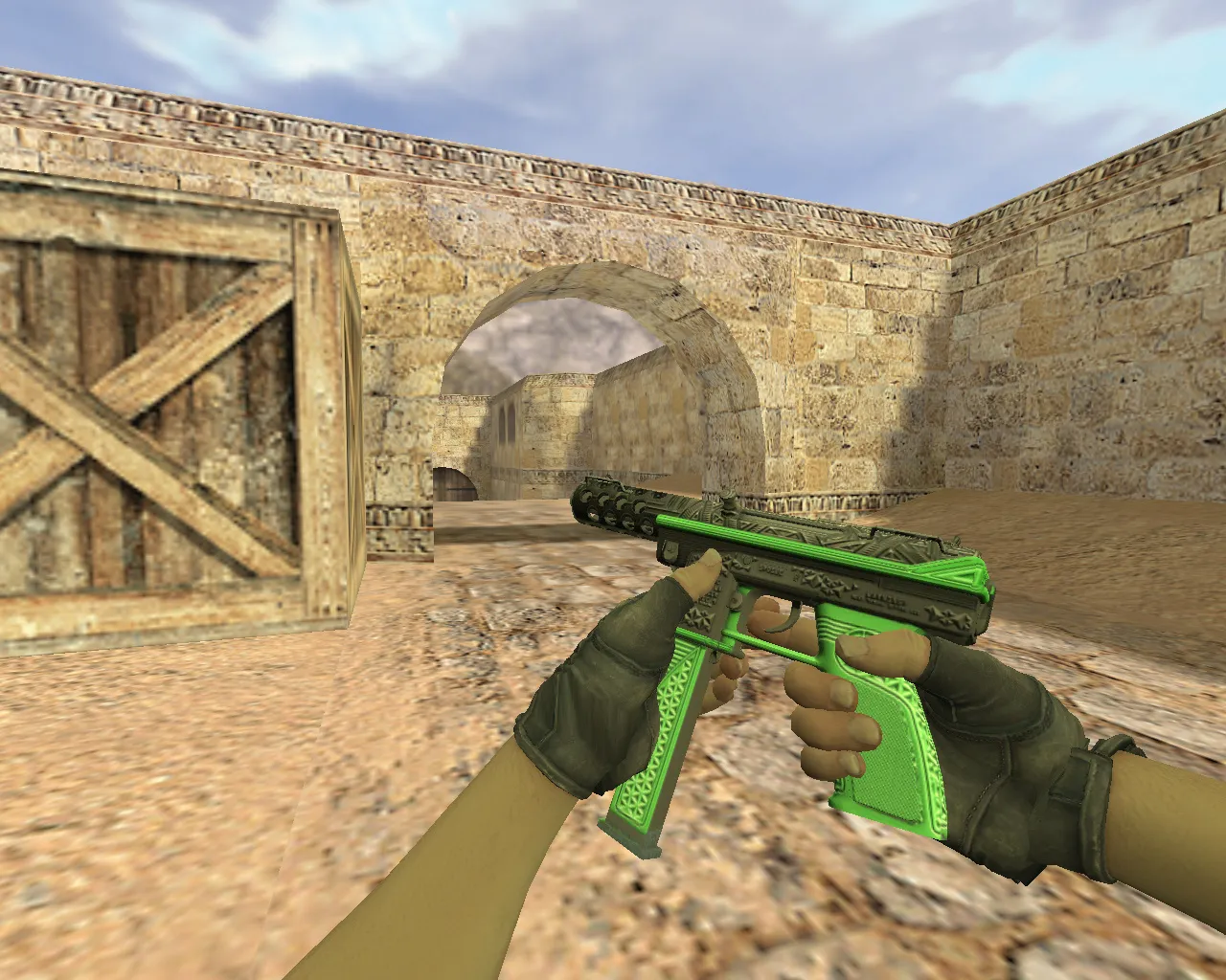 Скриншот Модель «TEC-9 Мистер Грин» для CS 1.6 - Скачай и играй