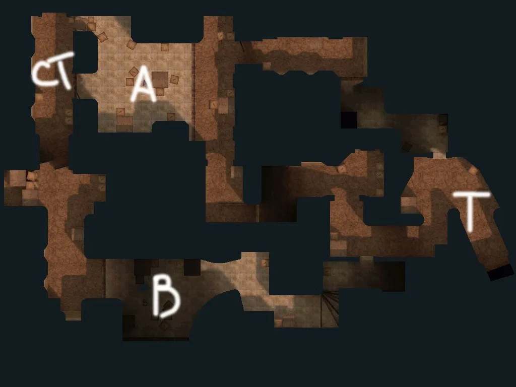 Скриншот  Карта de_turris для CS 1.6: Обзор и тактики