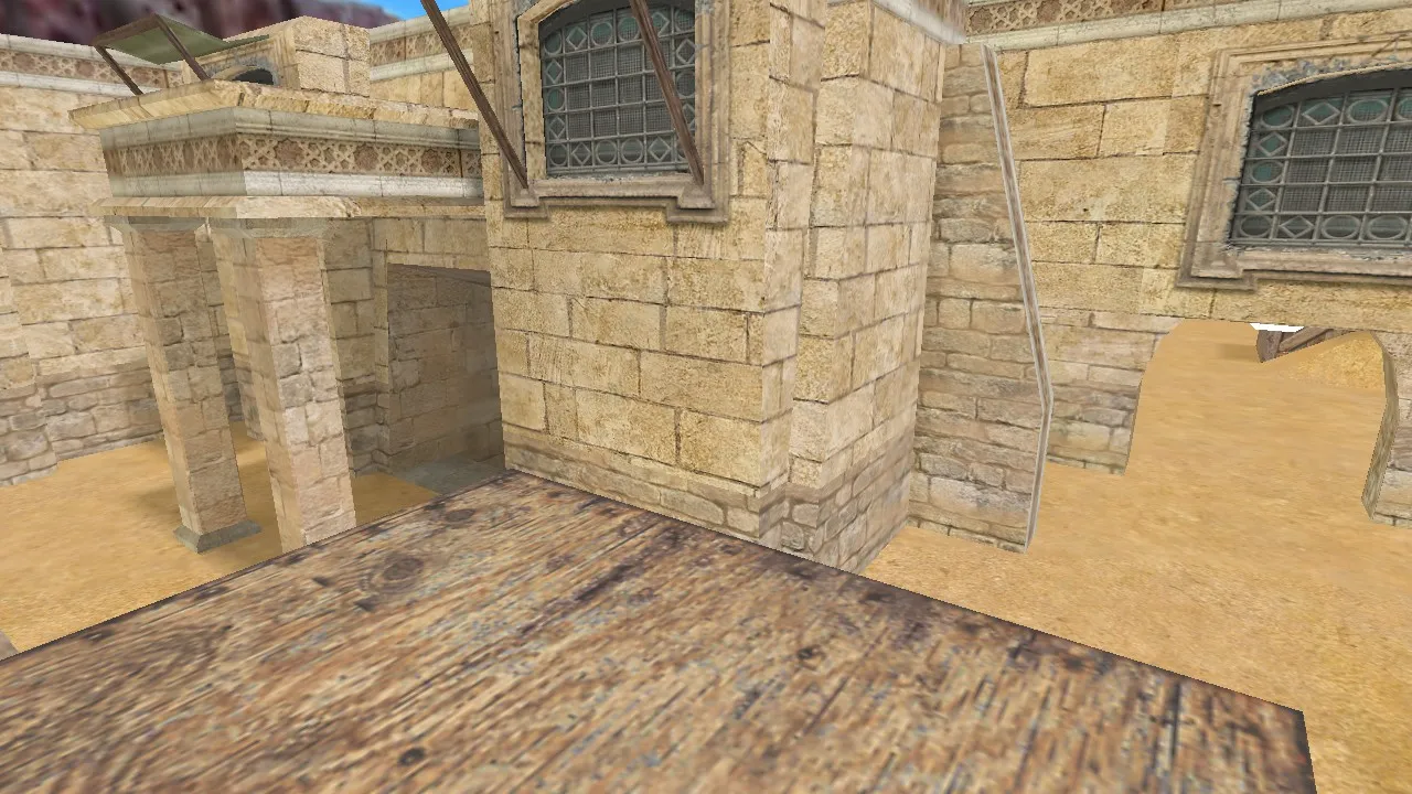 Скриншот  Карта «de_hostile_clan» для CS 1.6 - Тактический обзор и особенности