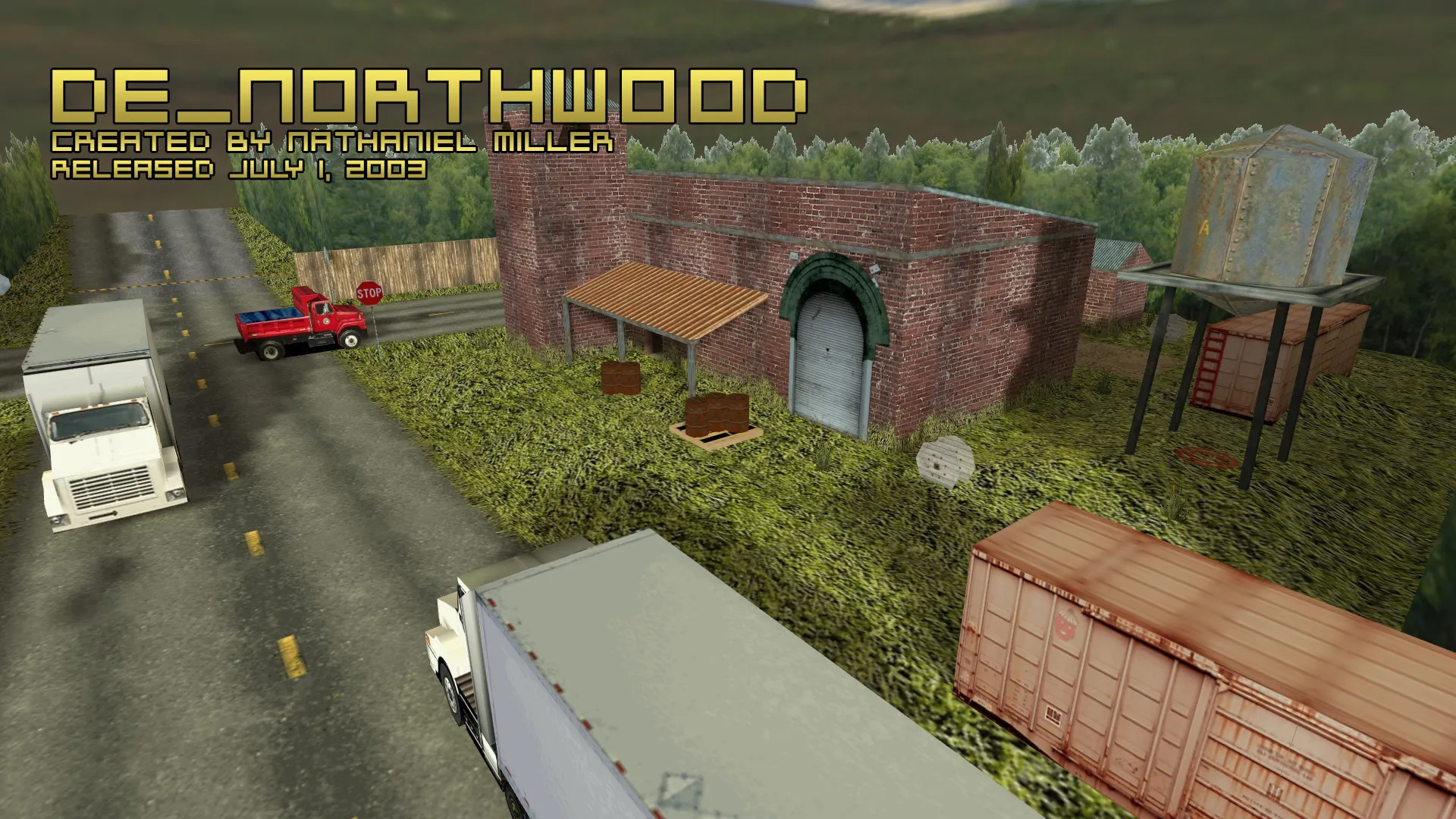 Скриншот  Карта de_northwood для CS 1.6 – Тактика, баланс и оптимизация