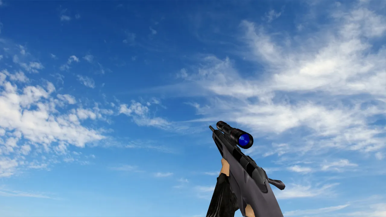 Скриншот  Пак моделей оружия «Сглаженные стандартные модели» для CS 1.6: v_, p_, w_ модели, звуки, анимация осмотра и качество текстур