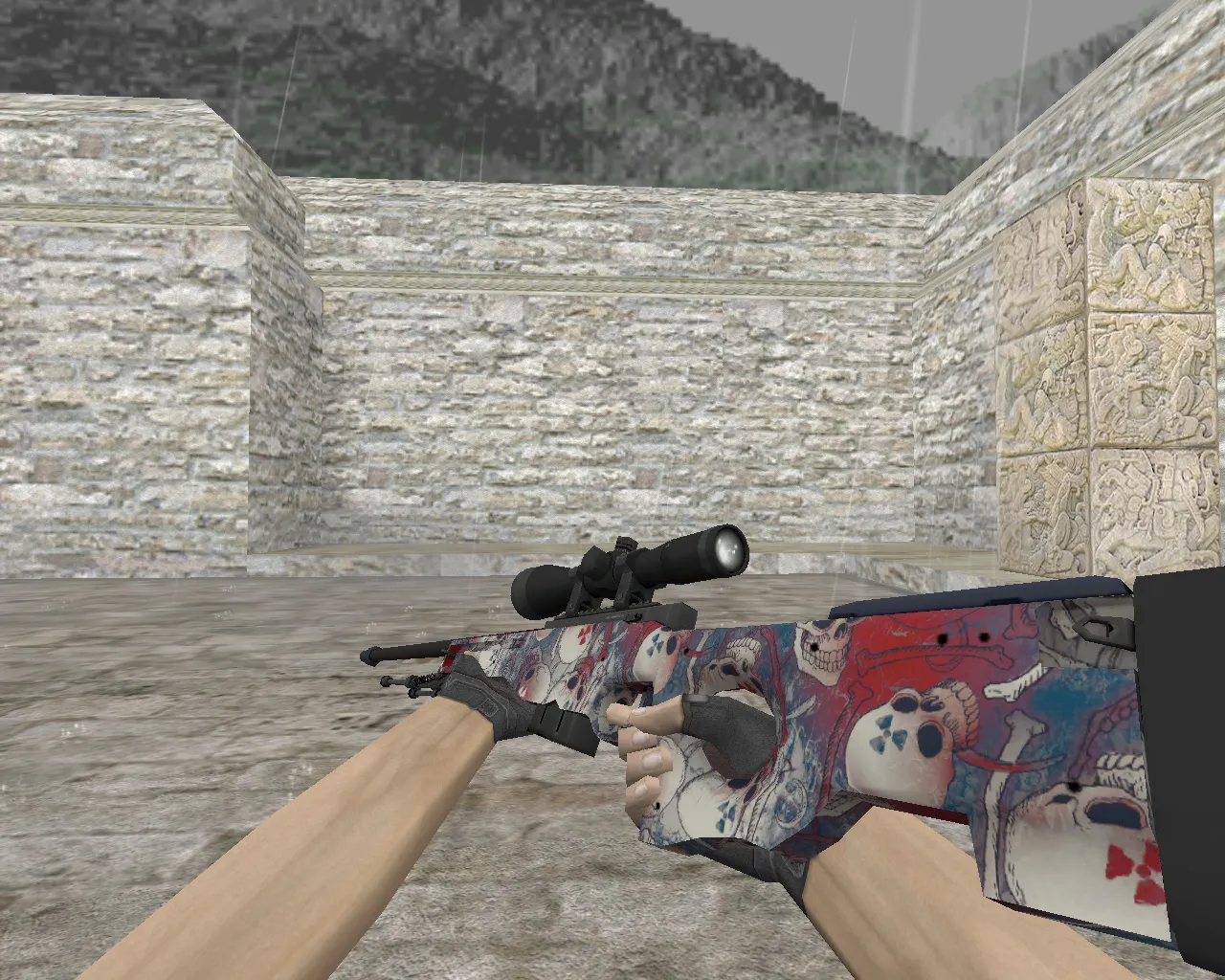 Скриншот Модель «AWP «Ахерон»» для CS 1.6 - Высокое качество и точность