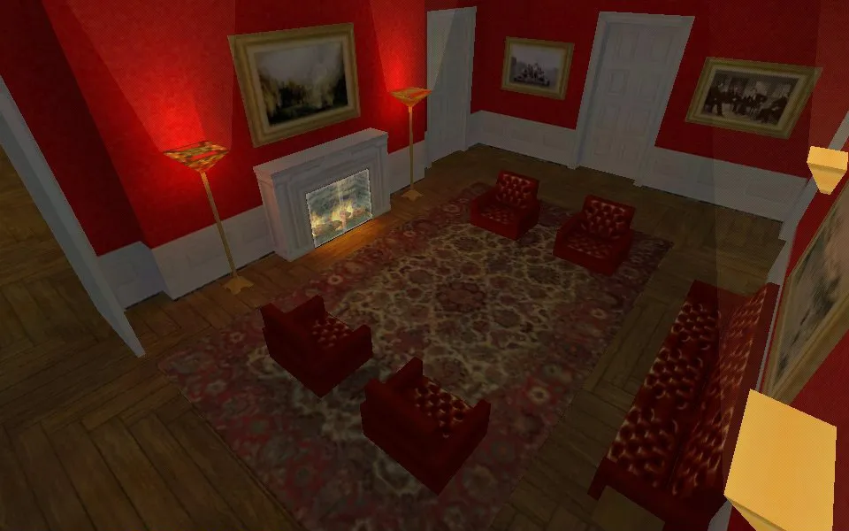 Скриншот Карта de_whitehouse для CS 1.6 - Тактики и особенности