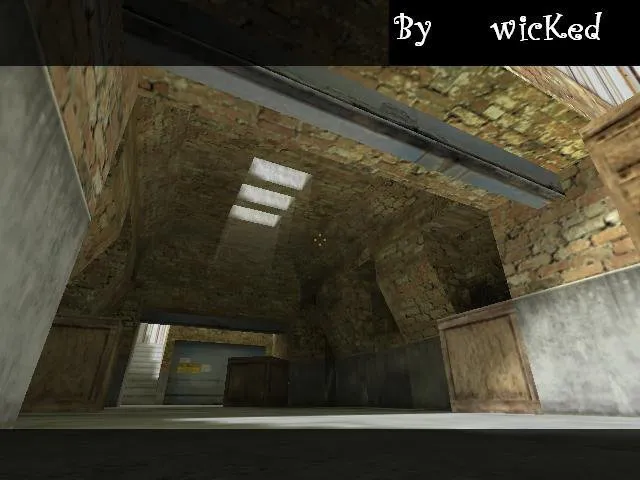 Скриншот  de_gash — карта для CS 1.6: точки, тактика за T и CT, .nav для ботов и оптимизация