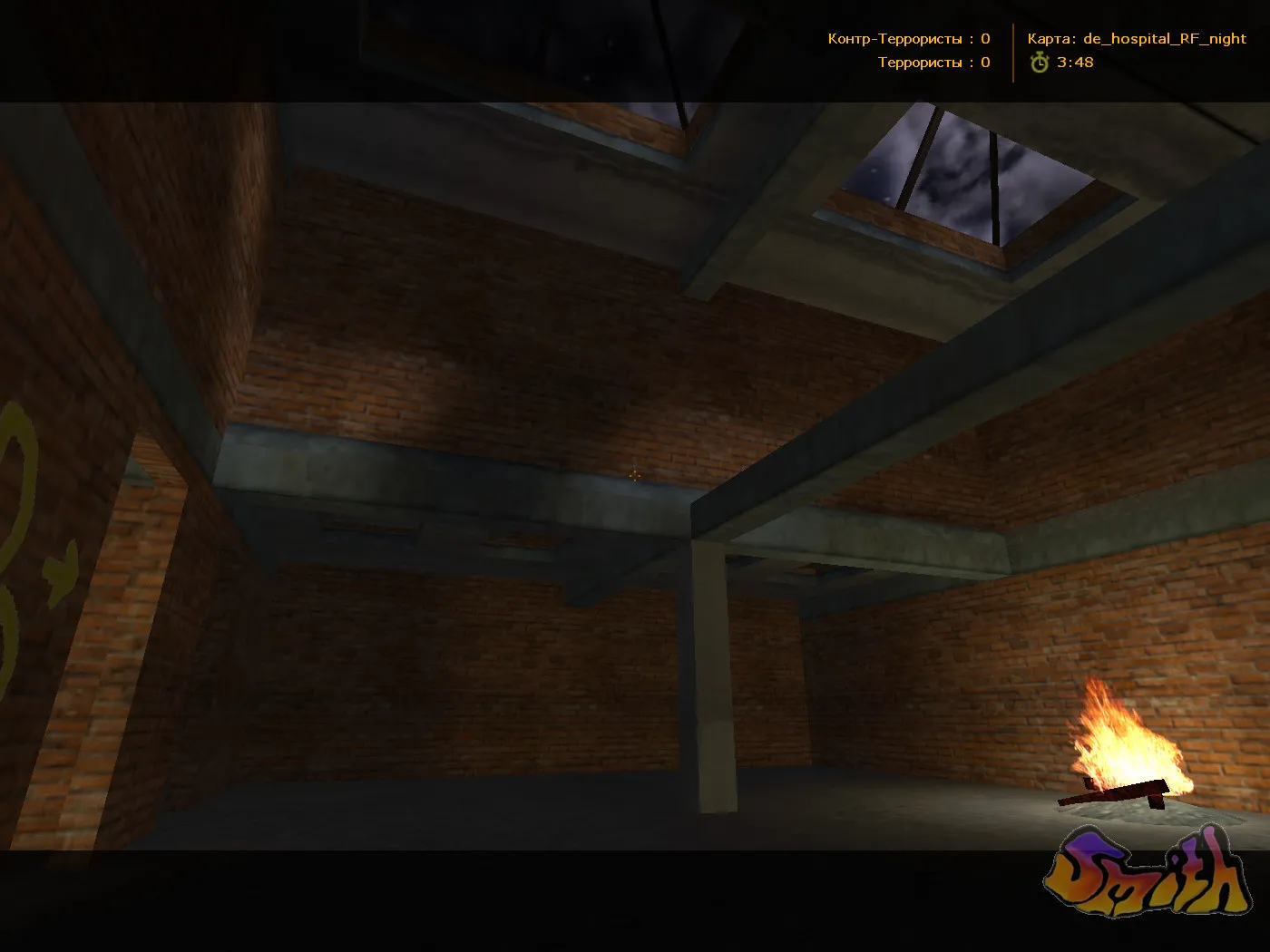 Скриншот  Карта de_hospital_rf для CS 1.6 - Подробное описание и стратегии